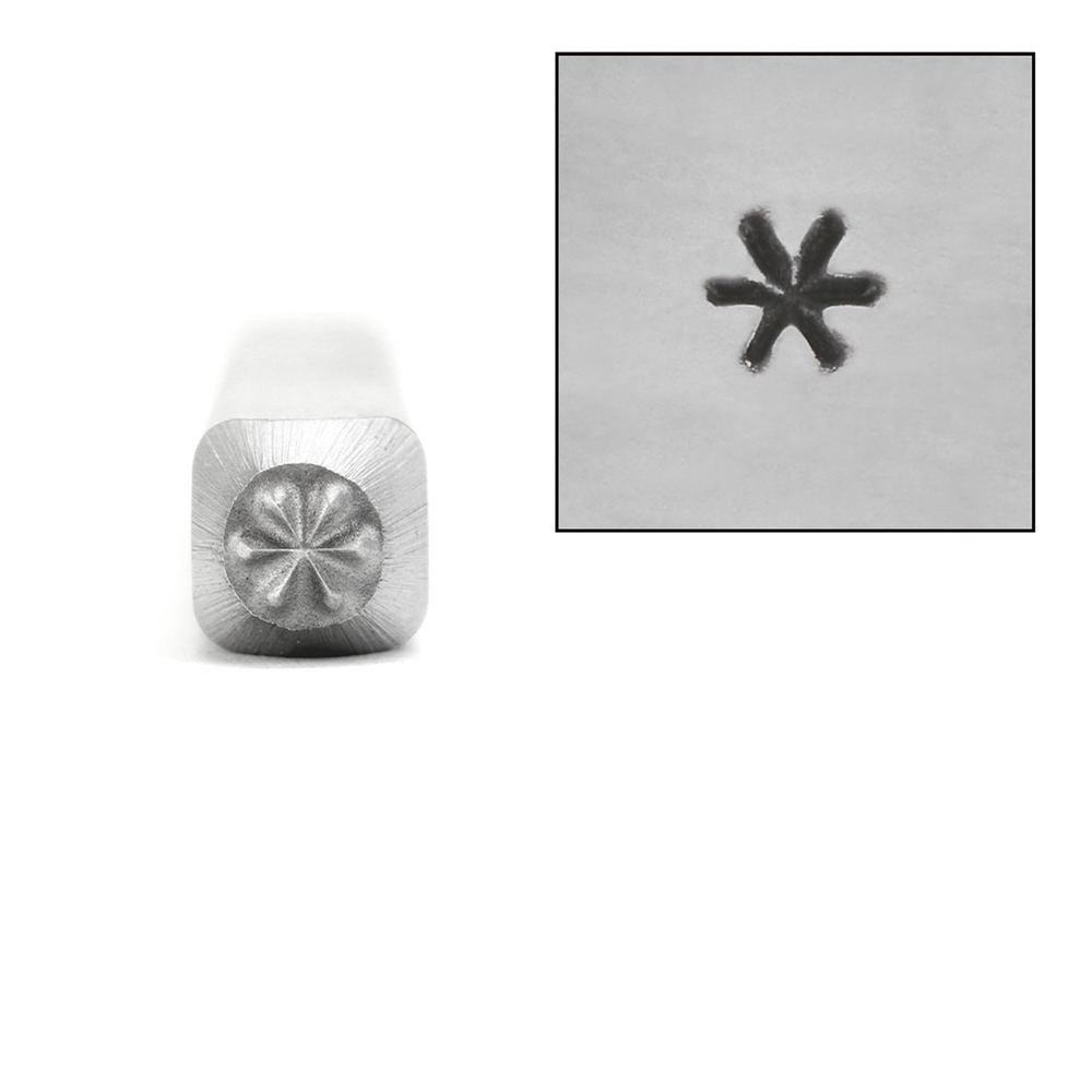 Metal Stamping Tools Asterisk Metal Design Stamp, 2.5mm